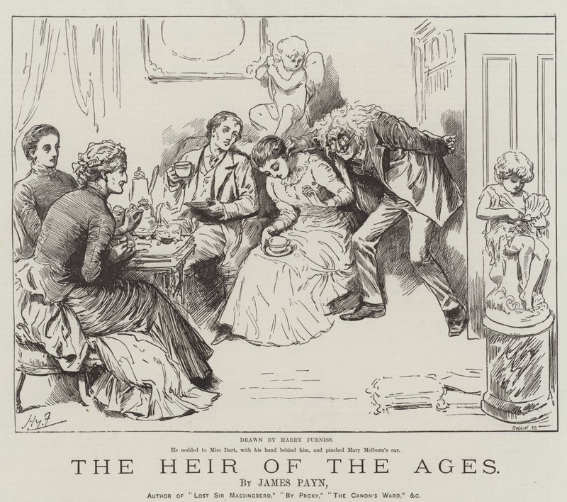 The Heir of the Ages, by James Payn by Harry Furniss