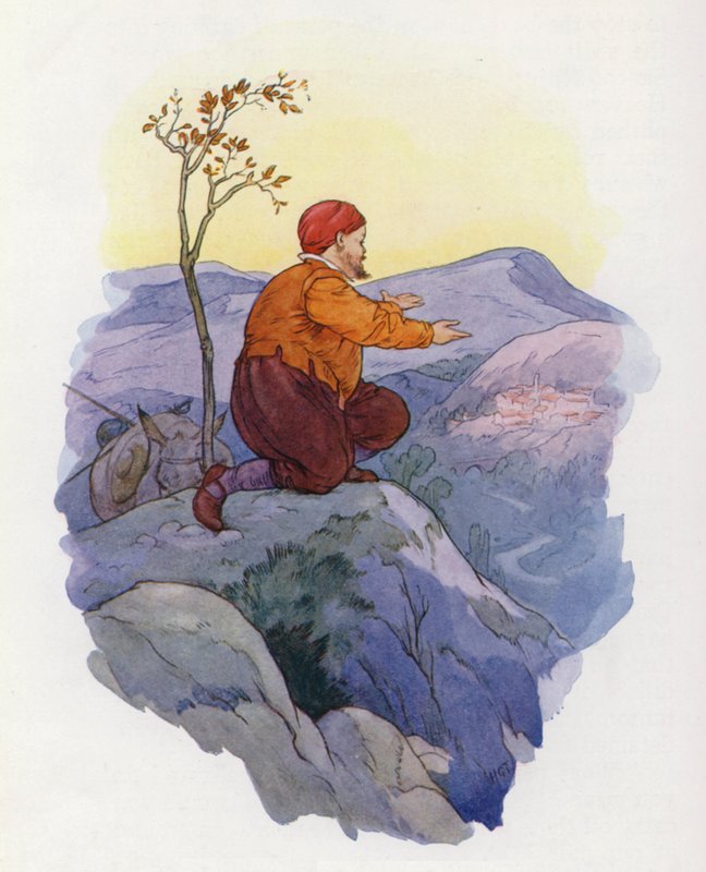 Illustration for Don Quixote by Harry George Theaker