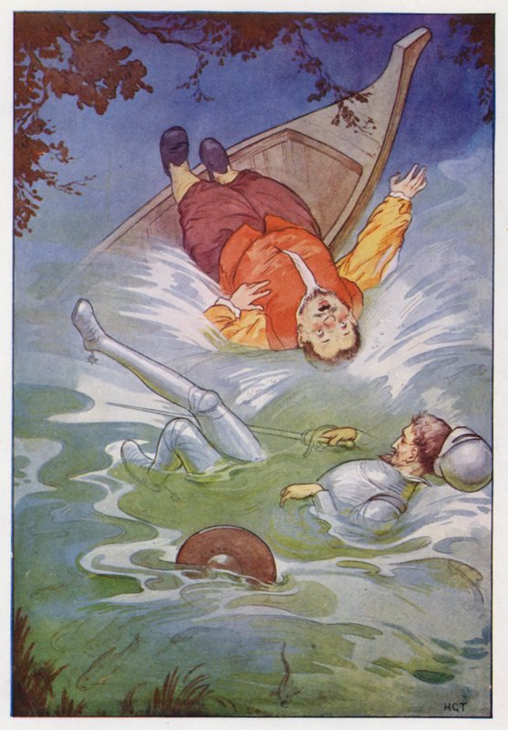 Illustration for Don Quixote by Harry George Theaker
