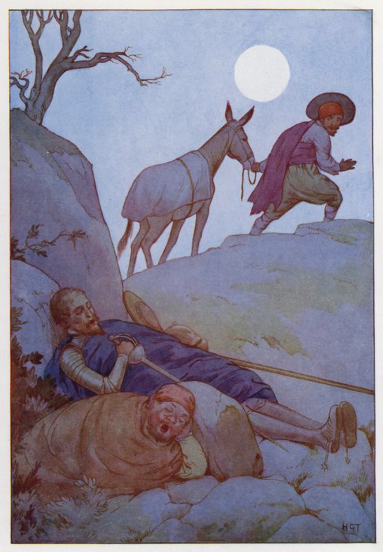Illustration for Don Quixote by Harry George Theaker