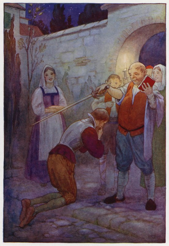 Illustration for Don Quixote by Harry George Theaker