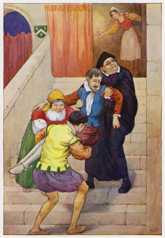 Illustration for Don Quixote by Harry George Theaker