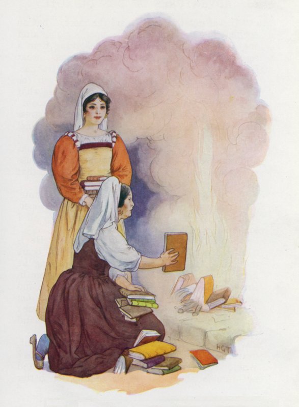 Illustration for Don Quixote by Harry George Theaker