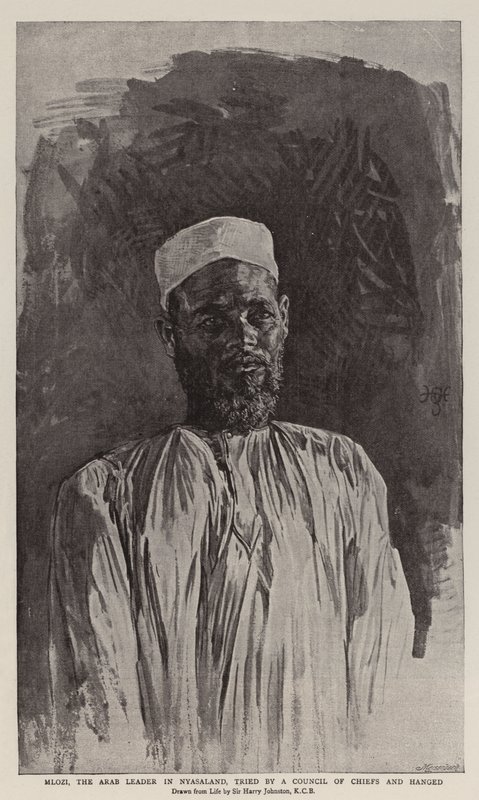 Mlozi, the Arab Leader in Nyasaland, Tried by a Council of Chiefs and Hanged by Harry Hamilton Johnston