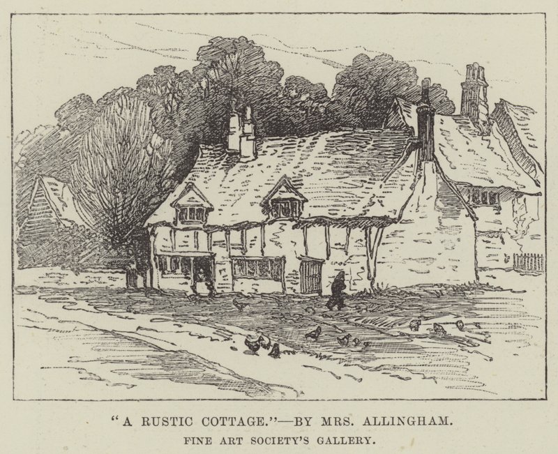A Rustic Cottage by Helen Allingham