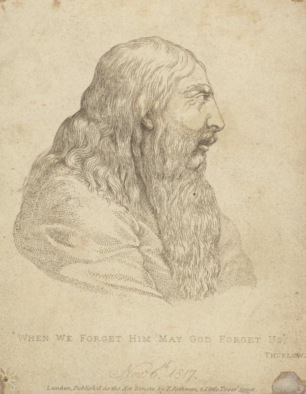 King George III in Old Age, 1817 by Henri after Meyer