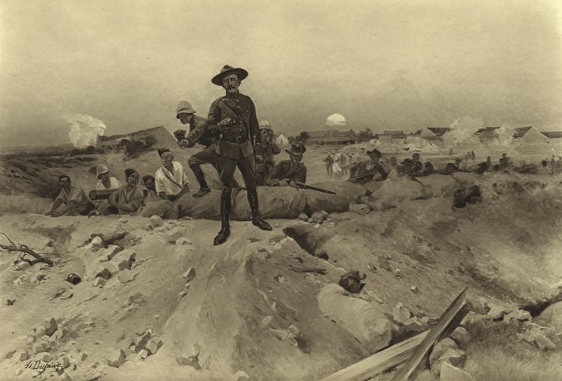 Siege of Mafeking, 1900 by Henri Louis Dupray