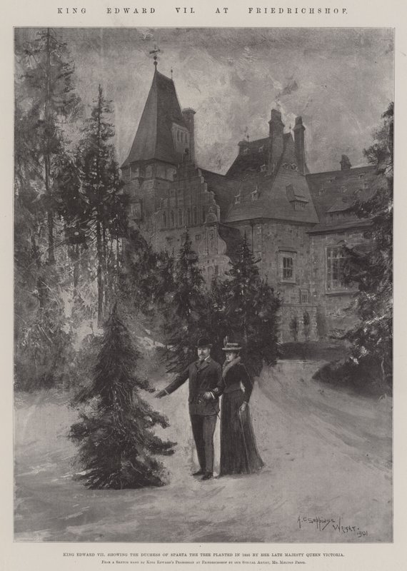 King Edward VII at Friedrichshof by Henry Charles Seppings Wright