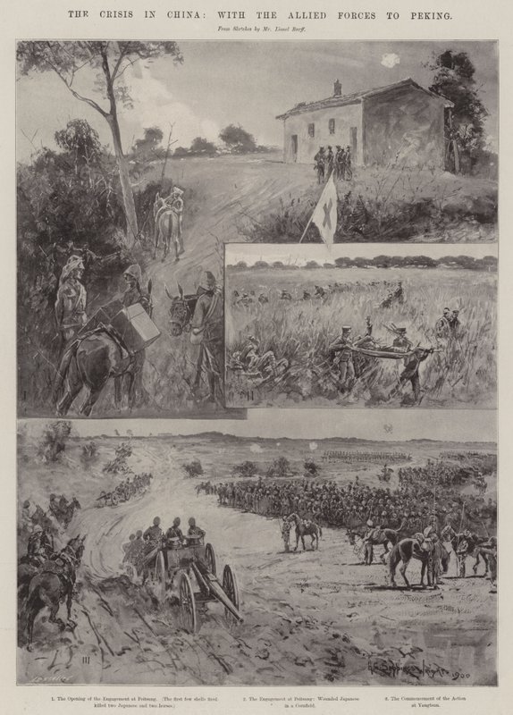 The Crisis in China, with the Allied Forces to Peking by Henry Charles Seppings Wright