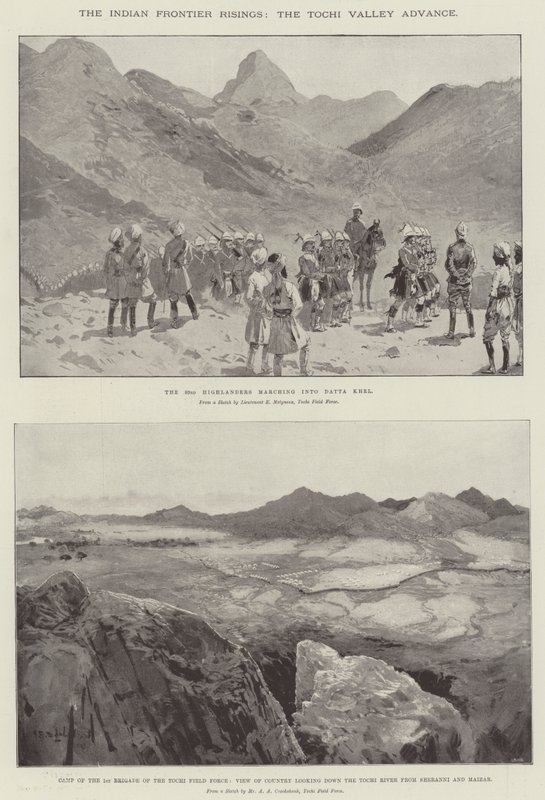 The Indian Frontier Risings, the Tochi Valley Advance by Henry Charles Seppings Wright
