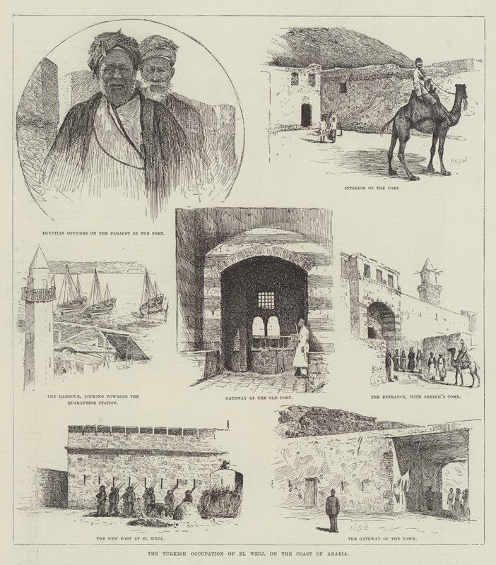 The Turkish Occupation of El Wedj, on Coast of Arabia by Henry Charles Seppings Wright