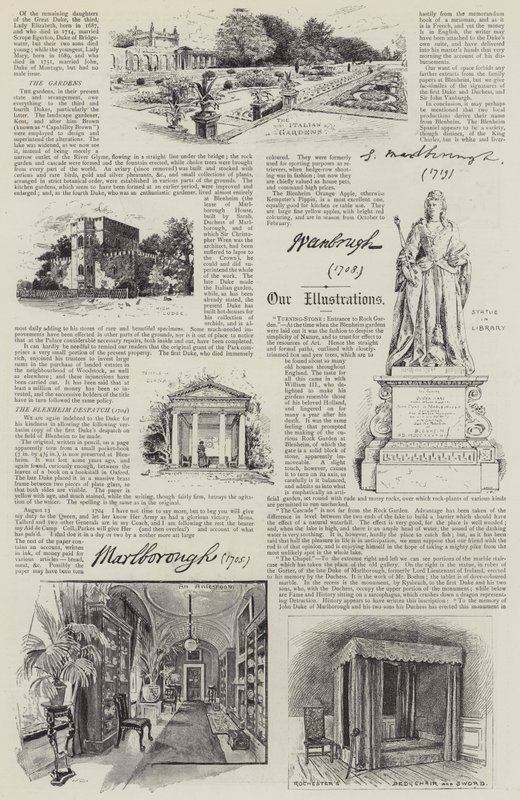 Blenheim Palace Illustrated by Henry Edward Tidmarsh