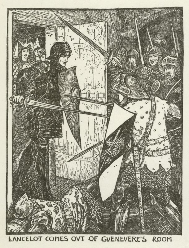 Lancelot comes out of Guenevere