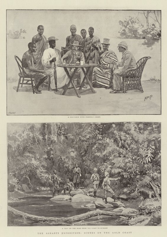 The Ashanti Expedition, Scenes on the Gold Coast by Henry Marriott Paget