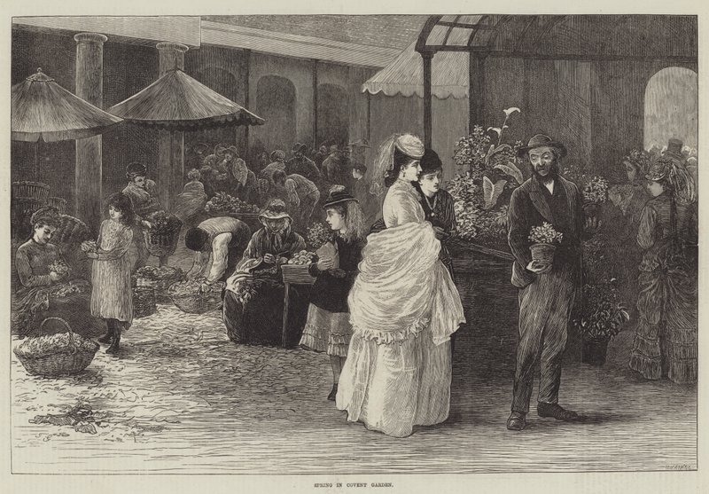Spring in Covent Garden by Henry Towneley Green
