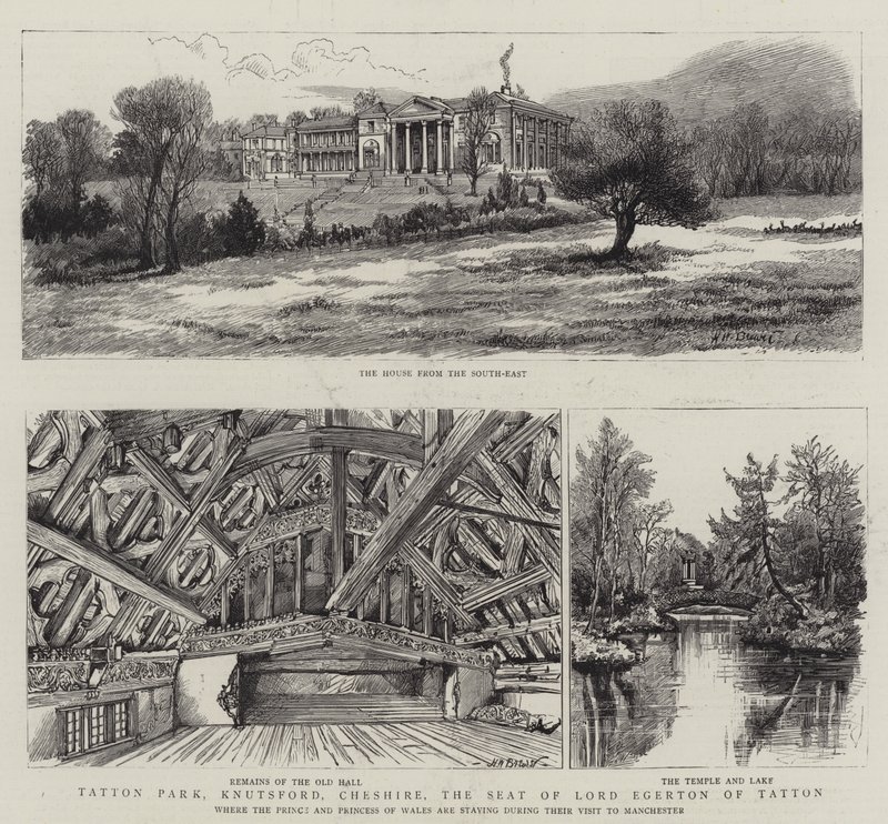 Tatton Park, Knutsford, Cheshire, the Seat of Lord Egerton of Tatton by Henry William Brewer