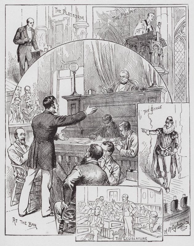 Oratory and Declamation by Henry Alexander (after) Ogden