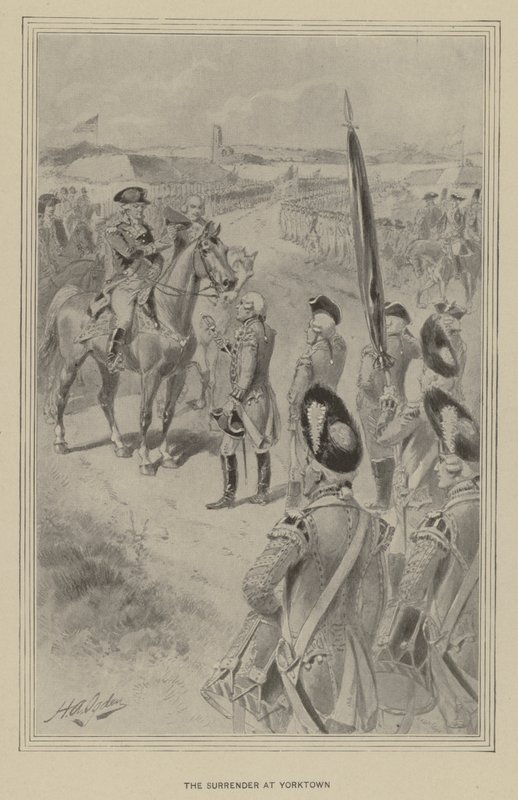 The Surrender at Yorktown by Henry Alexander (after) Ogden