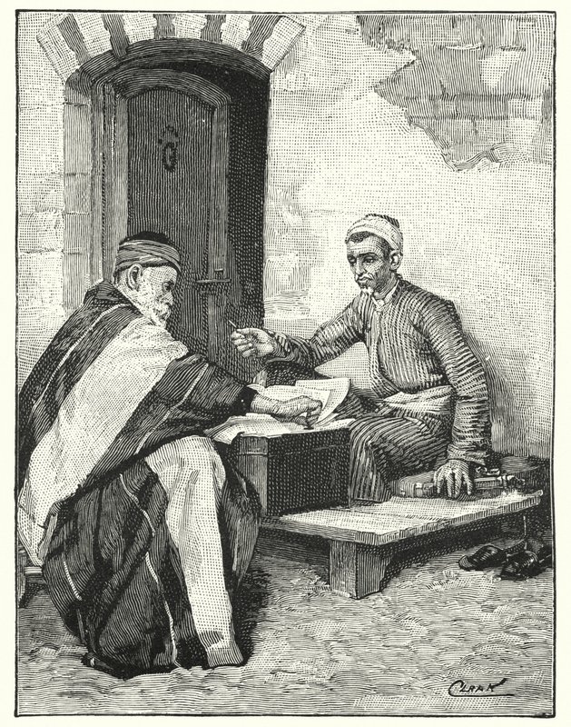 An Eastern writer sealing a letter by Henry Andrew Harper