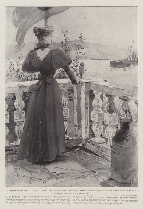 An Episode in the Graeco-Turkish War, Consul Merlin