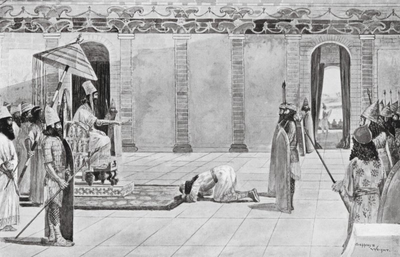 Nabonidus Sending Instructions to Belshazzar by Henry Charles Seppings Wright