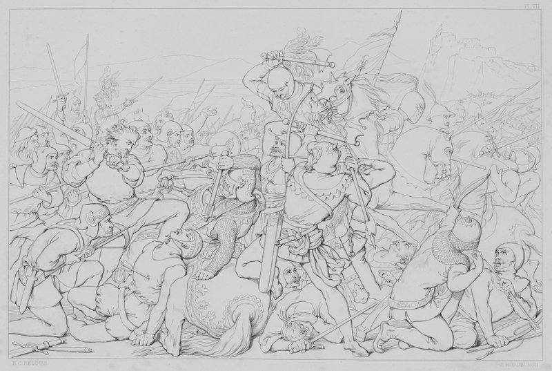 Episode from Life of Robert Bruce, According to Sir Walter Scott by Henry Courtney after Selous