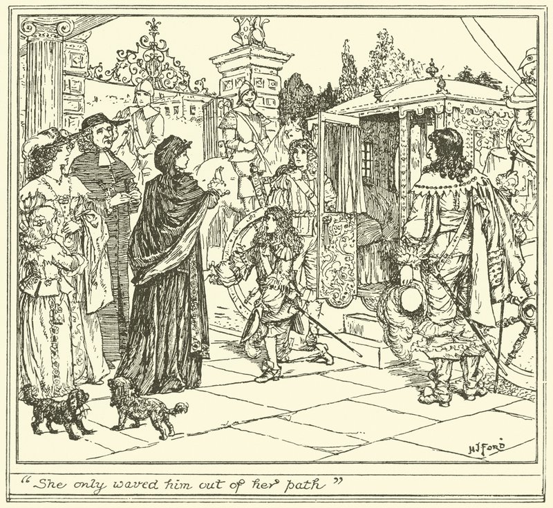 She Only Waved Him Out of Her Path by Henry Justice Ford