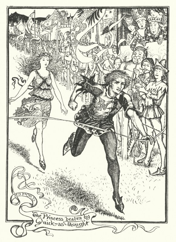 The Princess Beaten by Quick-as-Thought by Henry Justice Ford