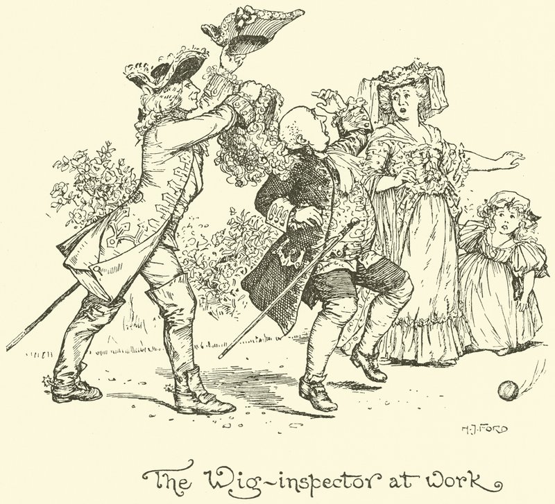 The Wig-Inspector at Work by Henry Justice Ford