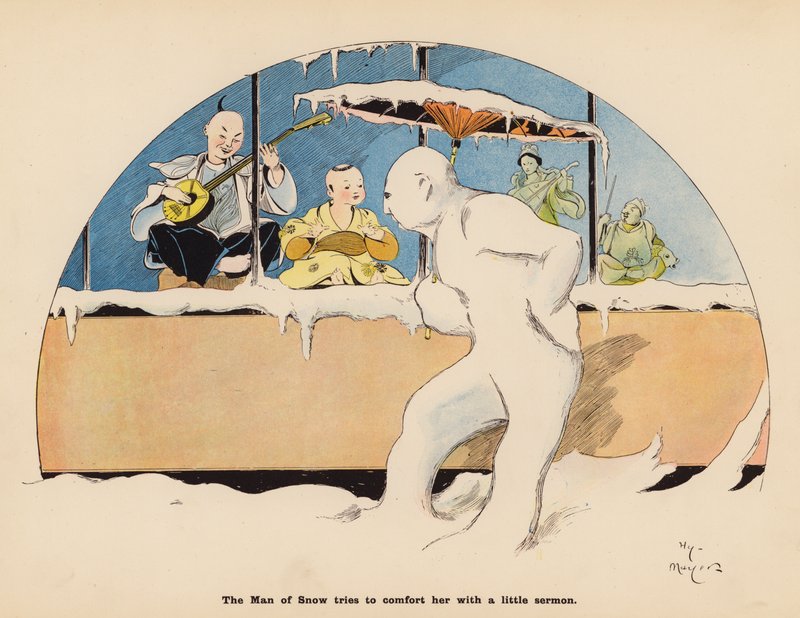 Illustration for The Adventures of a Japanese Doll by Henry Mayer
