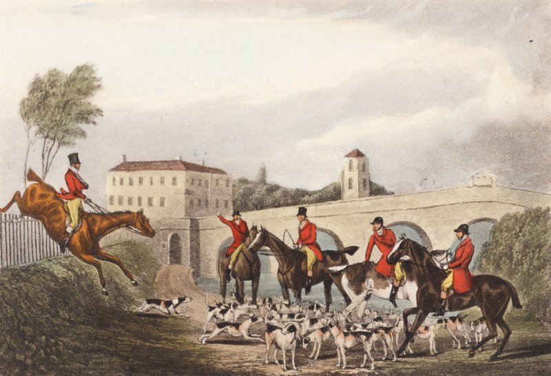"Well done, Neck-or-Nothing! You are not a bad one to breed from" by Henry Thomas (after) Alken