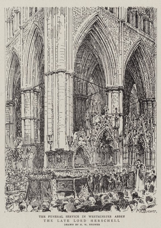 The Late Lord Herschell by Henry William Brewer