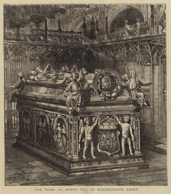 The Tomb of Henry VII, in Westminster Abbey by Henry William Brewer