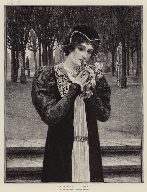 A Message of Love by Herbert Gustave Schmalz