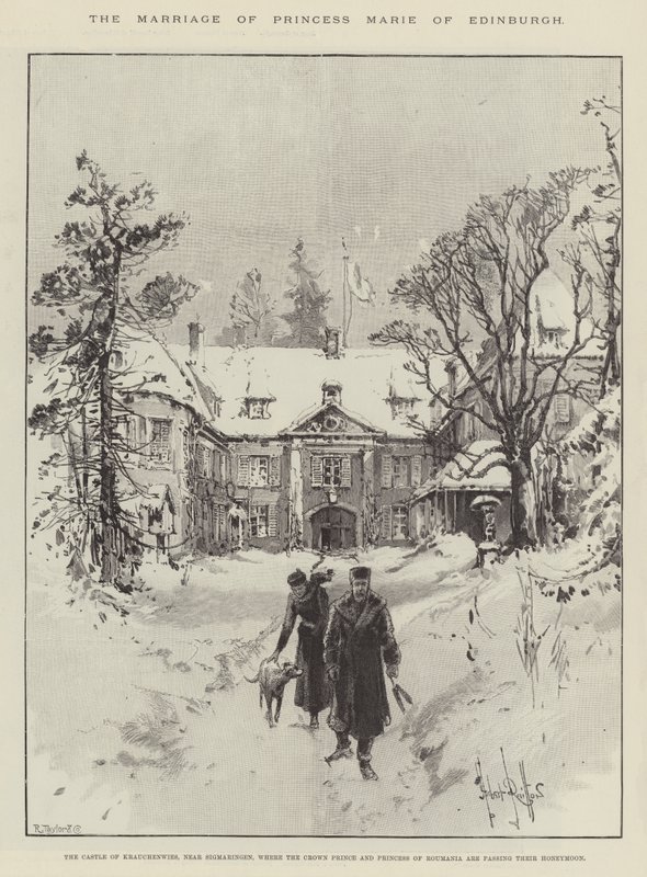 The Marriage of Princess Marie of Edinburgh by Herbert Railton