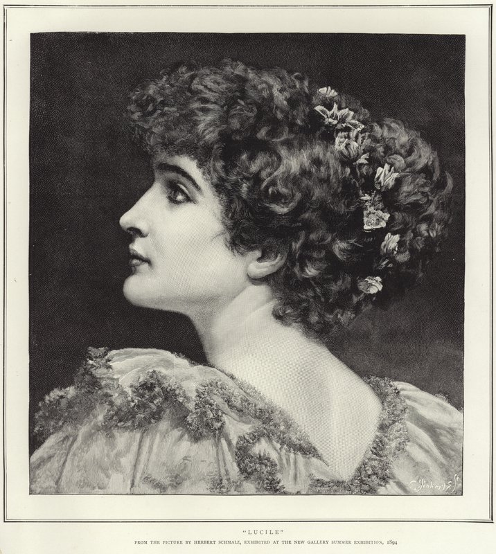 Lucille, by Herbert Schmalz by Herbert Gustave Schmalz