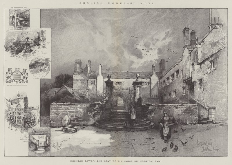 Hoghton Tower, the Seat of Sir James de Hoghton, Baronet by Herbert Railton