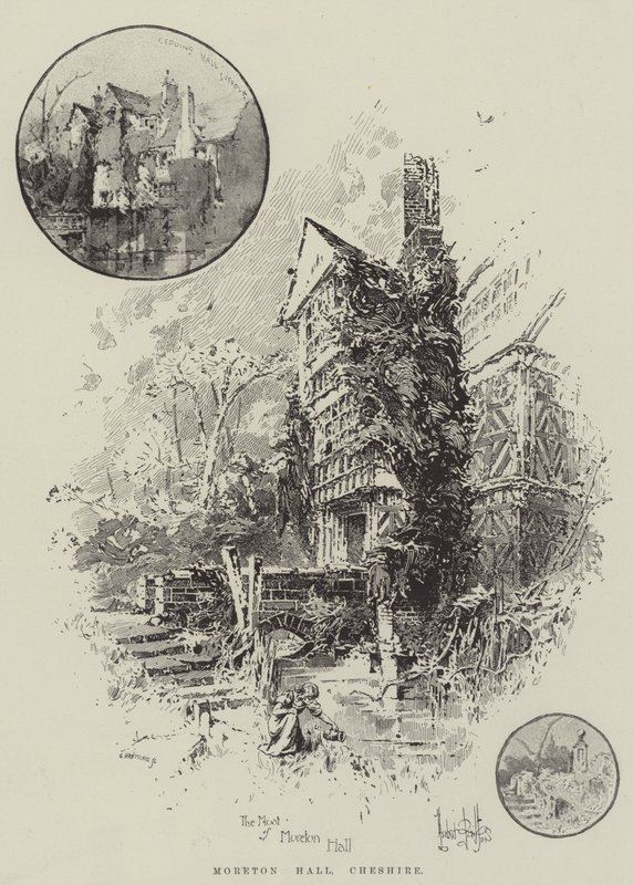 Moreton Hall, Cheshire by Herbert Railton