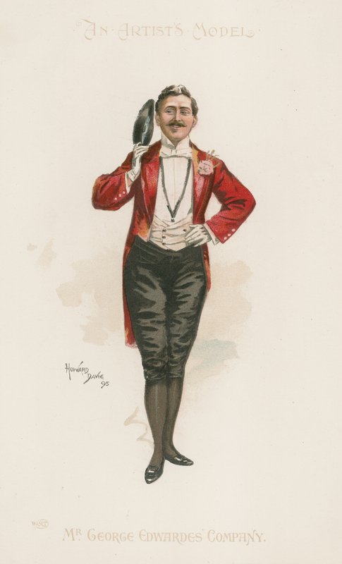 Full-length portrait of a master of ceremonies by Howard Davie