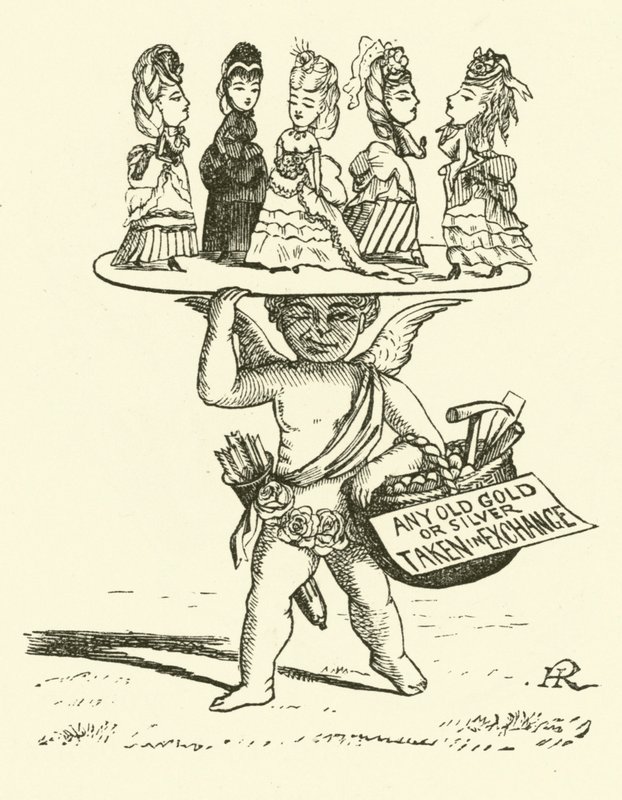 Cupid Selling Girls for Gold or Silver by Hugh Rowley
