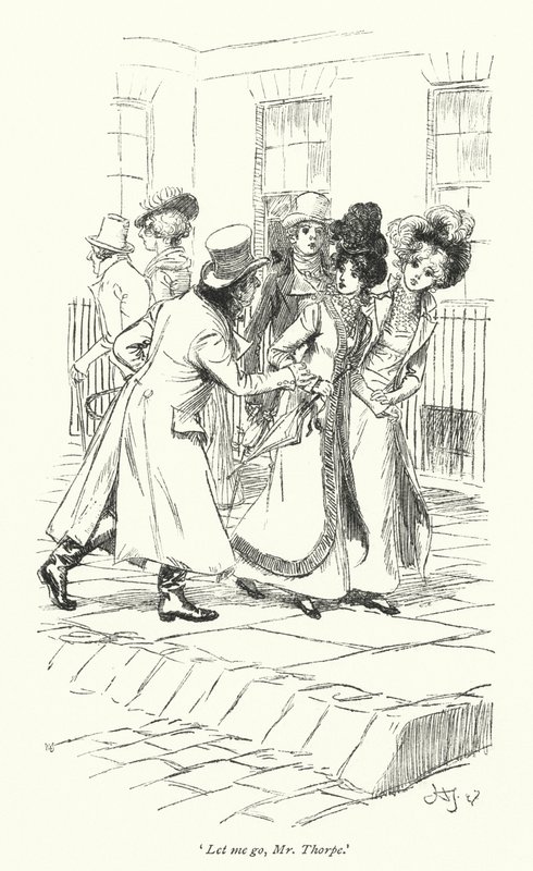 Illustration for Northanger Abbey by Jane Austen by Hugh Thomson