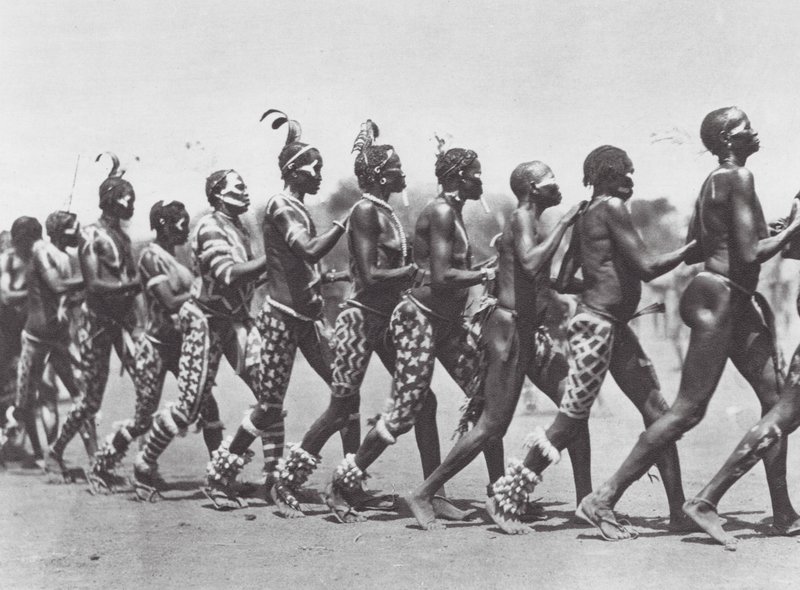 Africa: Nuba women dancing by Hugo Adolf Bernatzik
