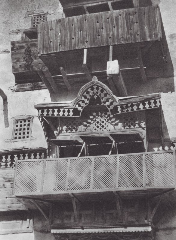 Africa: Wooden bay-window in Suakin by Hugo Adolf Bernatzik