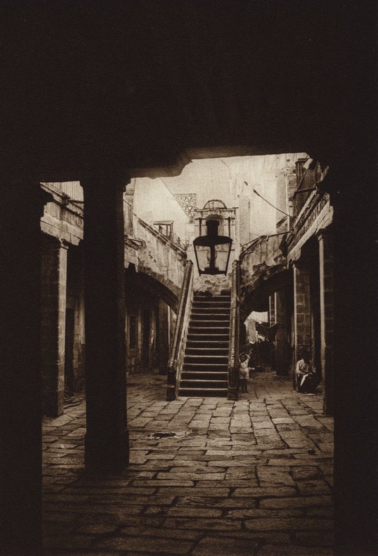 Mexico: Characteristic house in the old part of the capital by Hugo Brehme