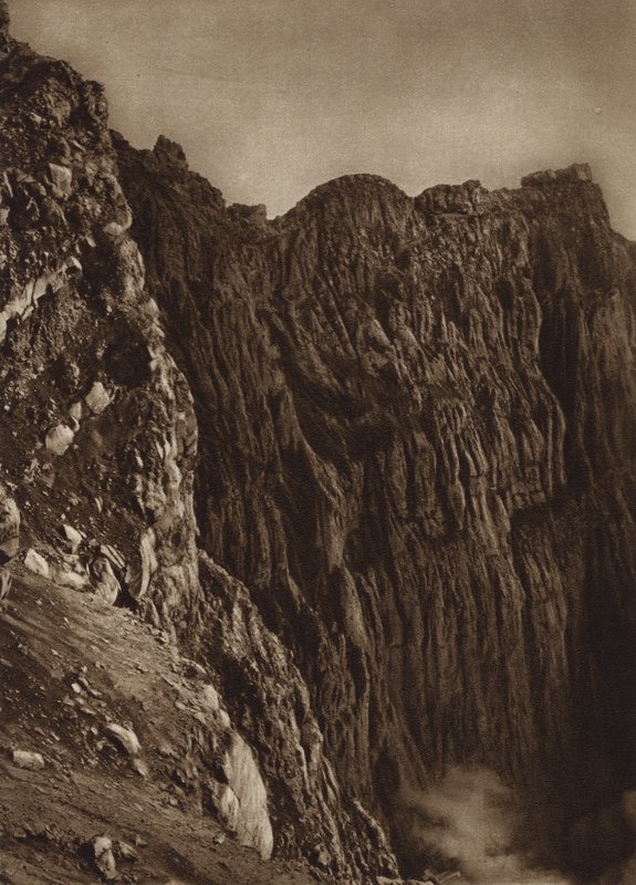 Mexico: The Crater of Popocatepetl by Hugo Brehme