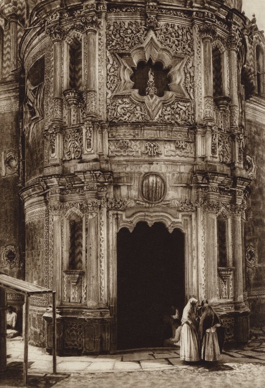 Mexico: Guadalupe Hidalgo, Chapel of the well by Hugo Brehme