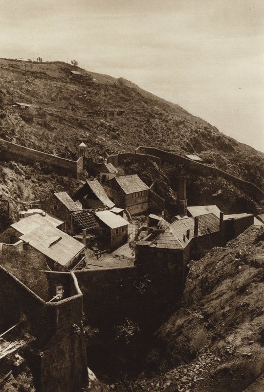 Mexico: Pachuca, Old Spanish mine by Hugo Brehme