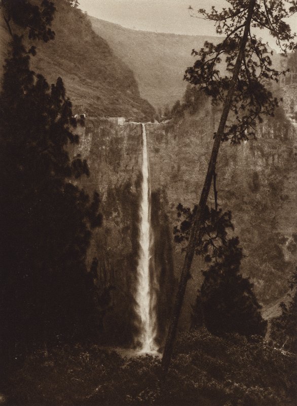Mexico: Necaxa Waterfall, Puebla State by Hugo Brehme
