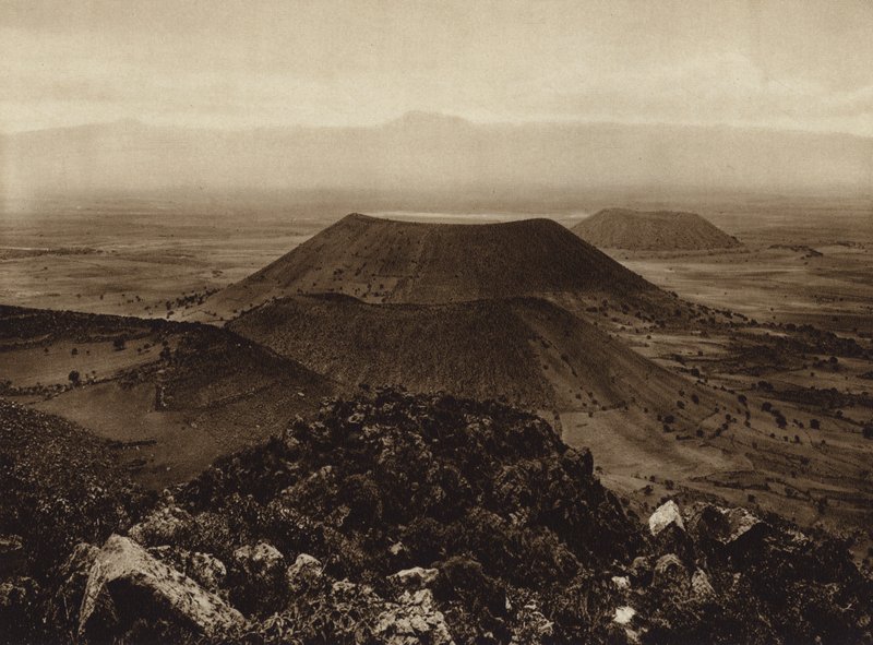Mexico: Santa Catarina and La Caldera, Extinct volcanoes around Mexico City by Hugo Brehme