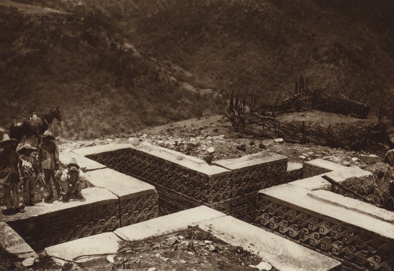 Mexico: Cross-shaped Underground, Guiaroo by Hugo Brehme